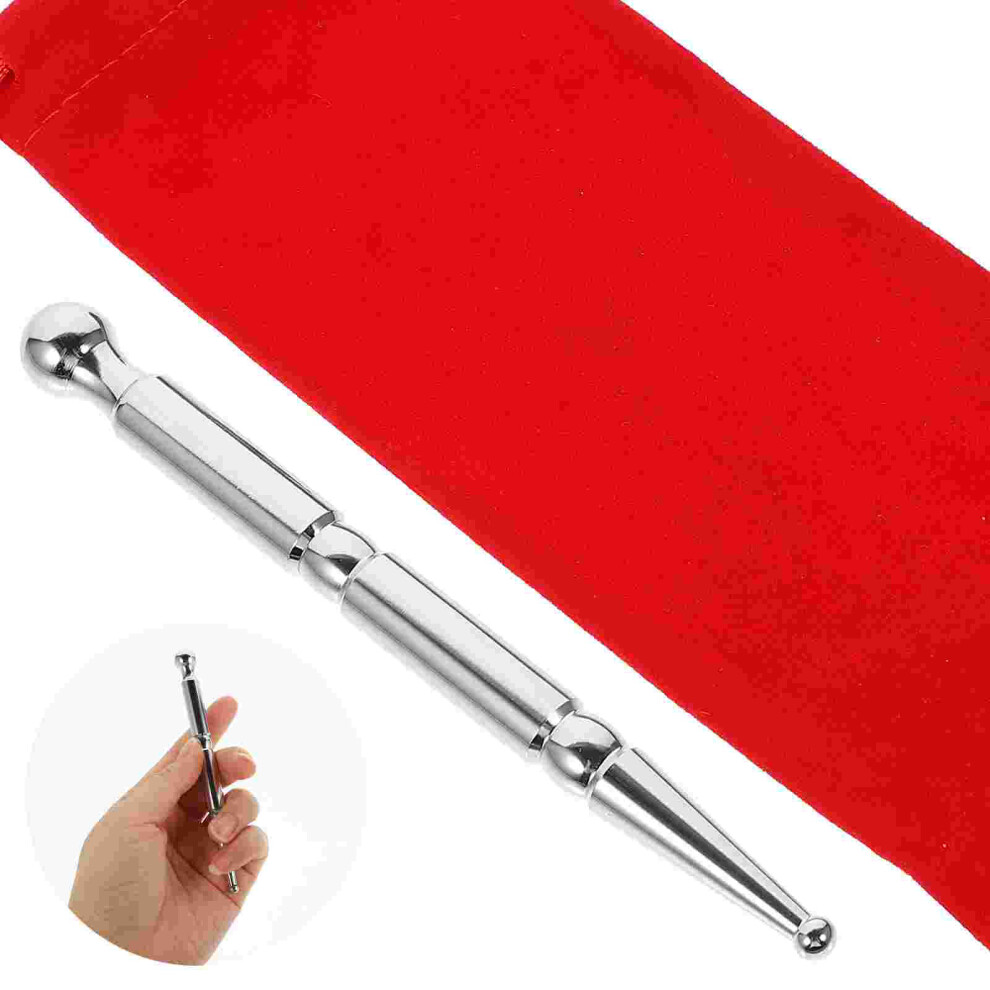Dechoicelife Silver (A-) Pen Massagers Trigger Point Handheld Shiatsu Stick Brass Acupoint Pen
