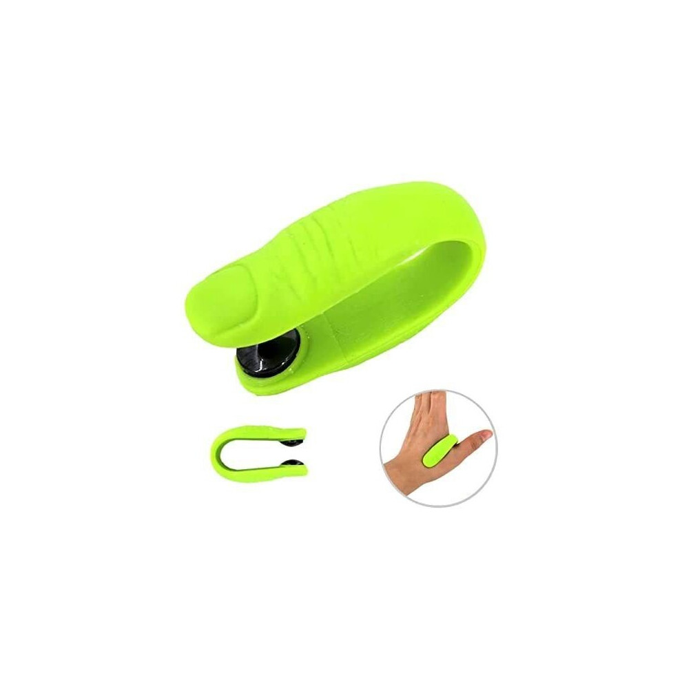 Dechoicelife Green (A- Thumb) Wearable Finger Joint Hand Massager Acupressure Headache Blood Circulation Relieve Pain Finger Arthritis Treatment Health Care