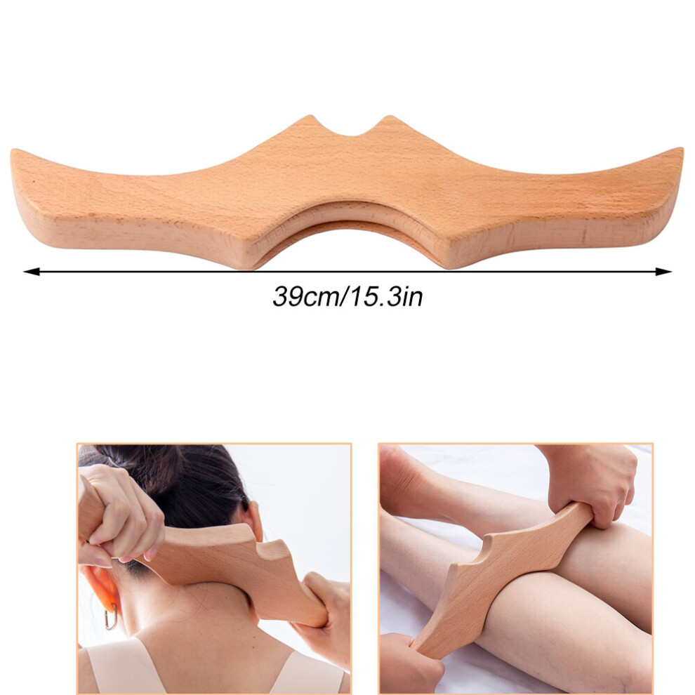 Dechoicelife (A-Type 1) Wood Therapy Swedish Cup & Wood Gua Sha Scraping Tools, Wood Therapy Massage Tools For Body Shaping, Lymphatic Drainage Massager