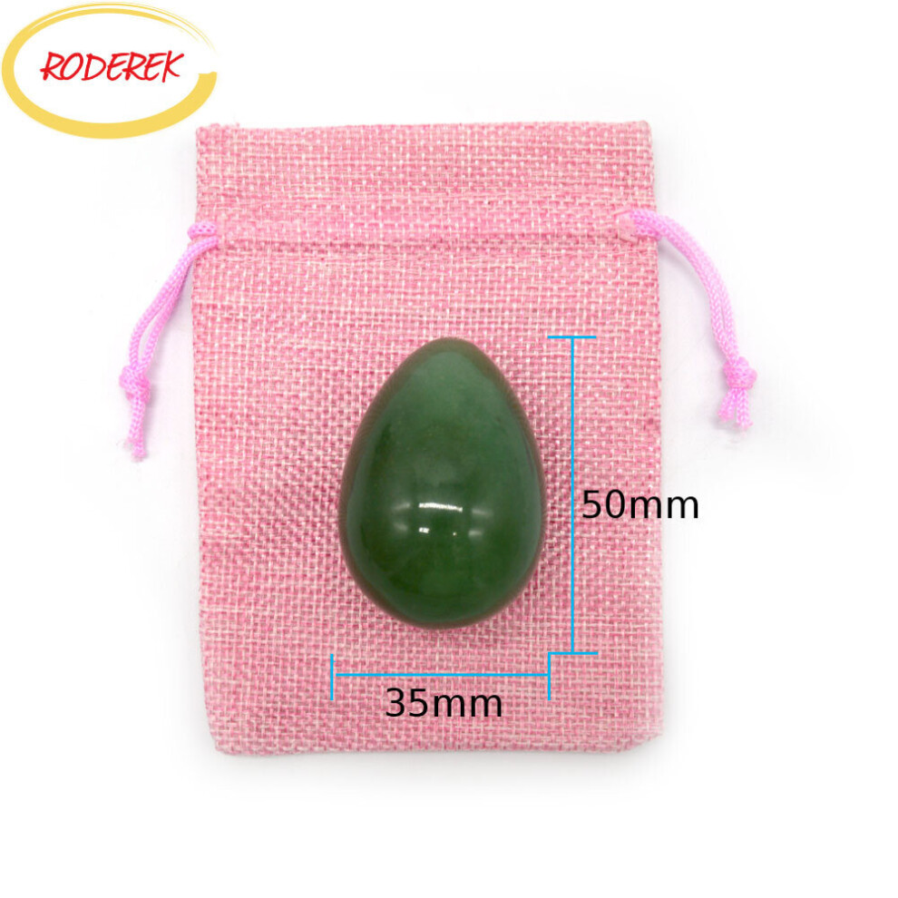 Dechoicelife Big Jade Egg For Kegel Exercise Natural Jade Stone Yoni Eggs Pelvic Floor Muscle Massage For Health Care