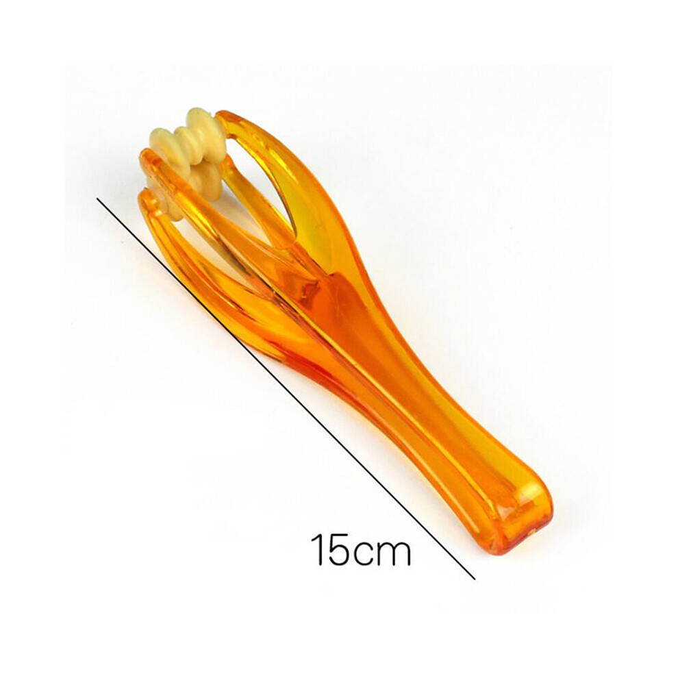 Dechoicelife (A-No.2) Handheld Anti Cellulite Body Massage Roller Ball Hand Finger Foot Toe Joint Massager Roll Muscle Relax Pain Relief Massage Tool