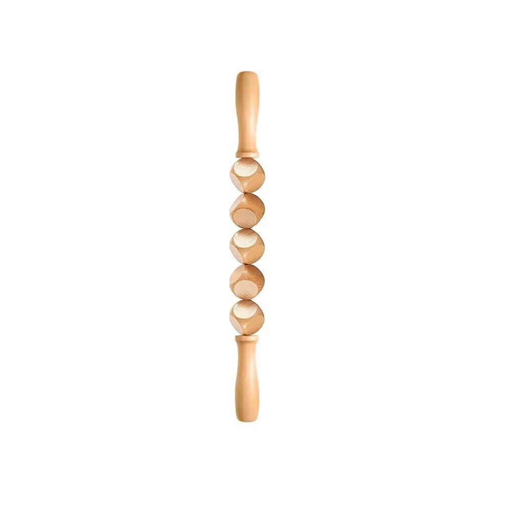 Dechoicelife 1Pcs Wood Therapy Massage Tools - Traditional Massage Roller Tool To Reduce Toxins,Muscle Soreness The Perfect Body Sculpting