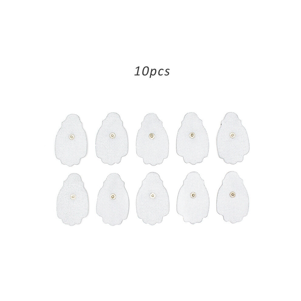 Dechoicelife 10Pcs Non-Woven Muscle Gel Stickers Electrode Pads For Tens Digital Therapy Machine Massage Physiotherapy Device Relax