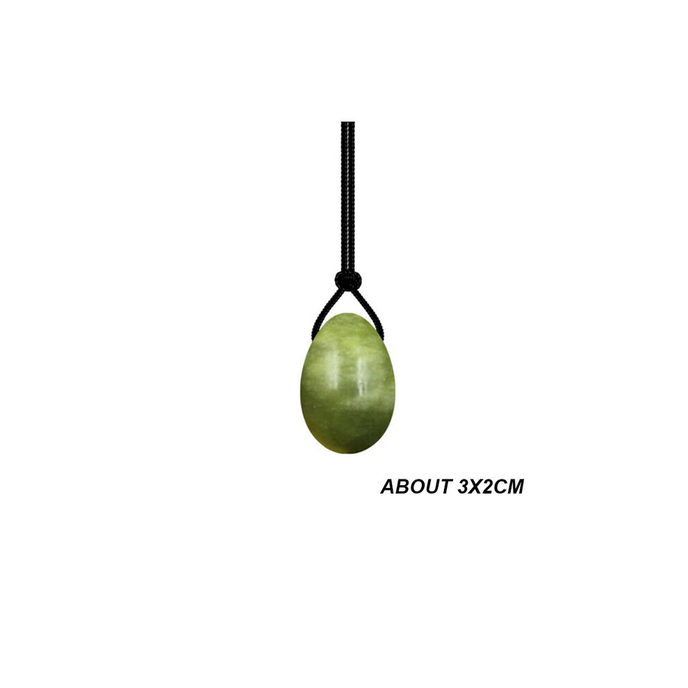 Dechoicelife (A-Type 15) Yoni Egg Jade Eggs For Kegel Exercise Vaginal Muscle Tightening Jade Massager Crystal Kegel Eggs Natural Jade Massage Stone 1Pcs