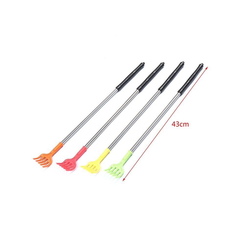 Dechoicelife (A-Multi) 1Pcs Back Scratcher Portable Pen Clip Back Scratcher Massage Tool Random Color Convenient Claw Back Massager 2 Styles