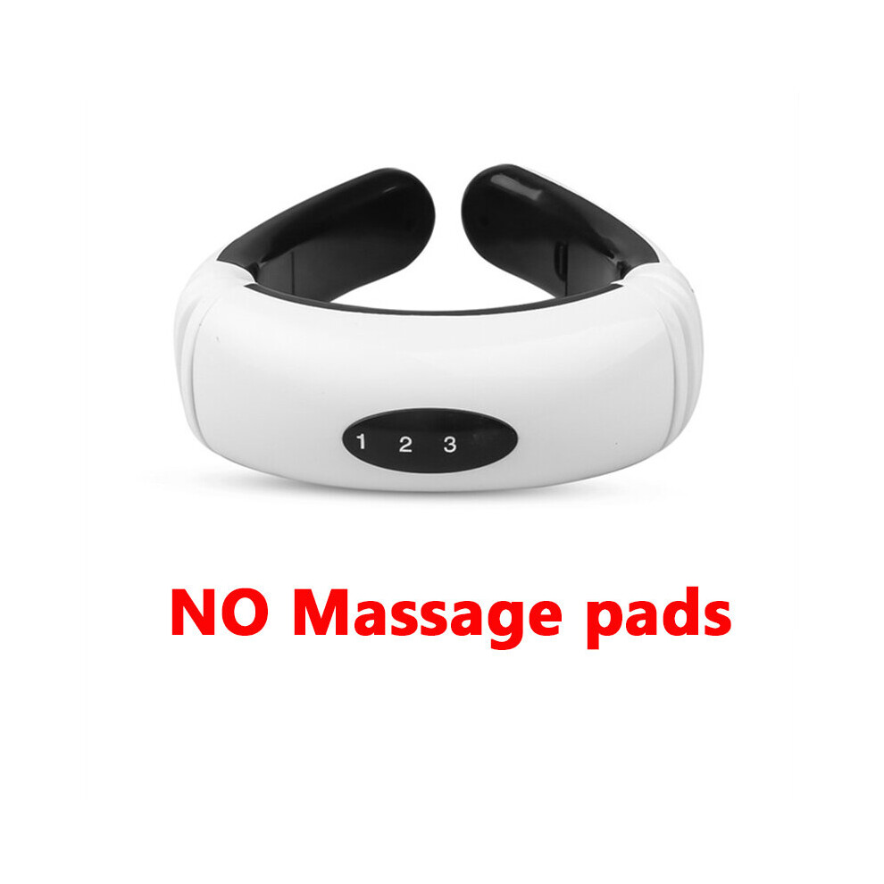 Dechoicelife (A-Only) Electric Pulse Back And Neck Massager Far Infrared Heating Pain Relief Tool Healthcare Relaxation