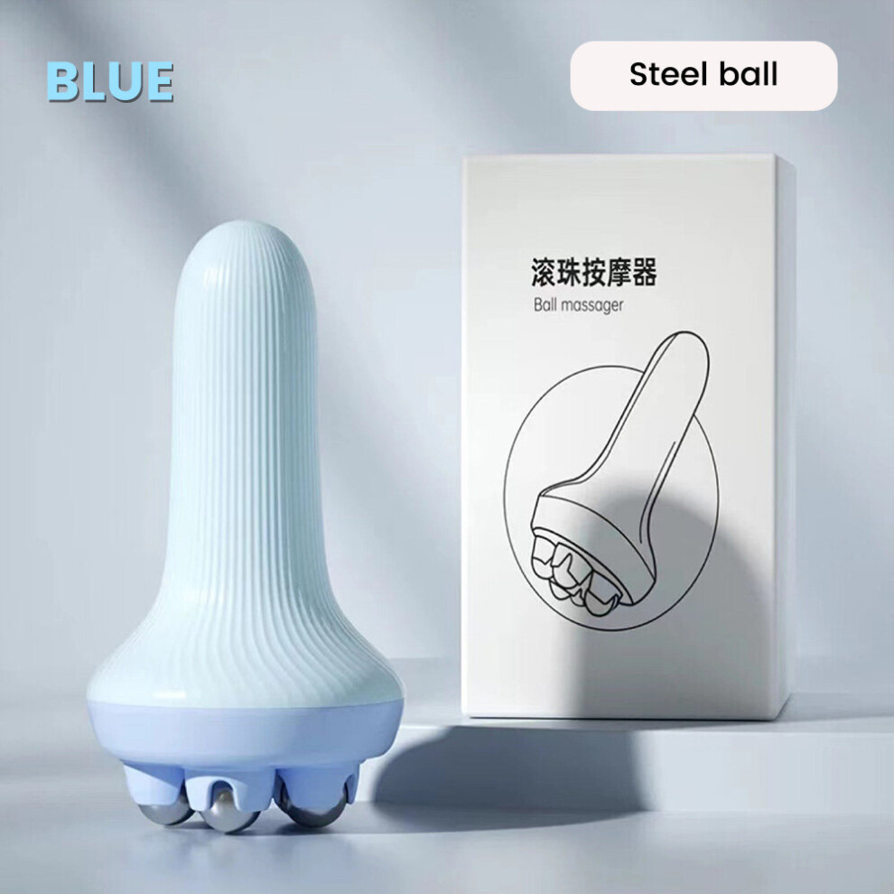 Dechoicelife Blue (A-) Beauty Massager Massager For Face 3D Face Lift Roller Thin Face Full Body Massager Lifting Wrinkle Remover Facial Massage Tool