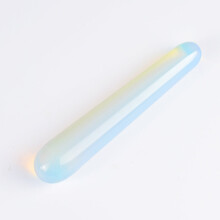 (a-1 pcs wand) Opal Yoni Egg Drilled Natural Jade Kegel Exercise Pelvic Floor Muscles Training Health Care Massage Crystal Ball Vaginal Tool