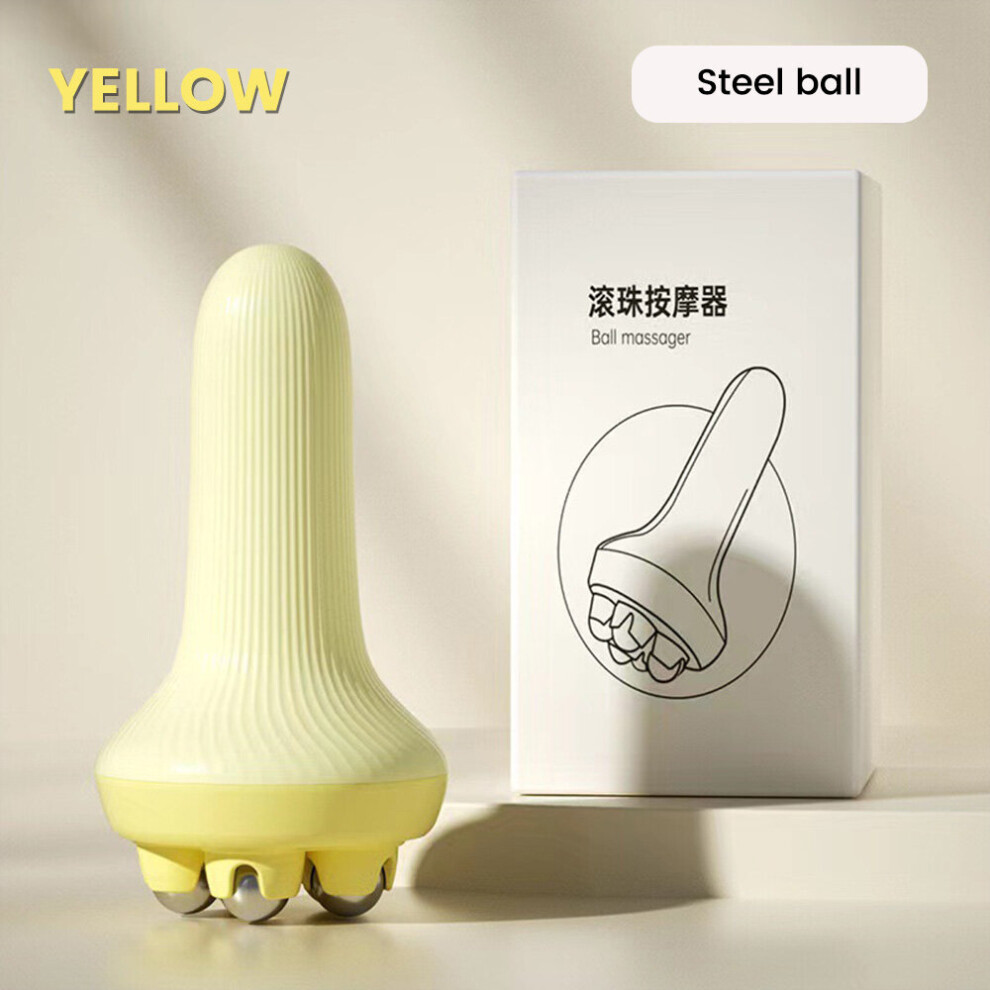 Dechoicelife Yellow (A-) Beauty Massager Massager For Face 3D Face Lift Roller Thin Face Full Body Massager Lifting Wrinkle Remover Facial Massage Tool