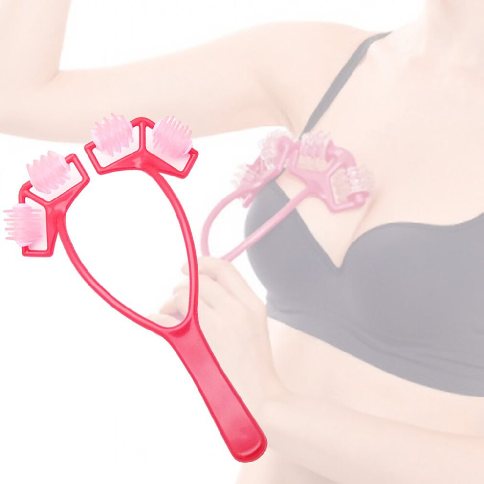 Dechoicelife Roller Chest Massager Breast Enhancement Breast Massage Roller Bust Roller Beautifying Breast Health Massage