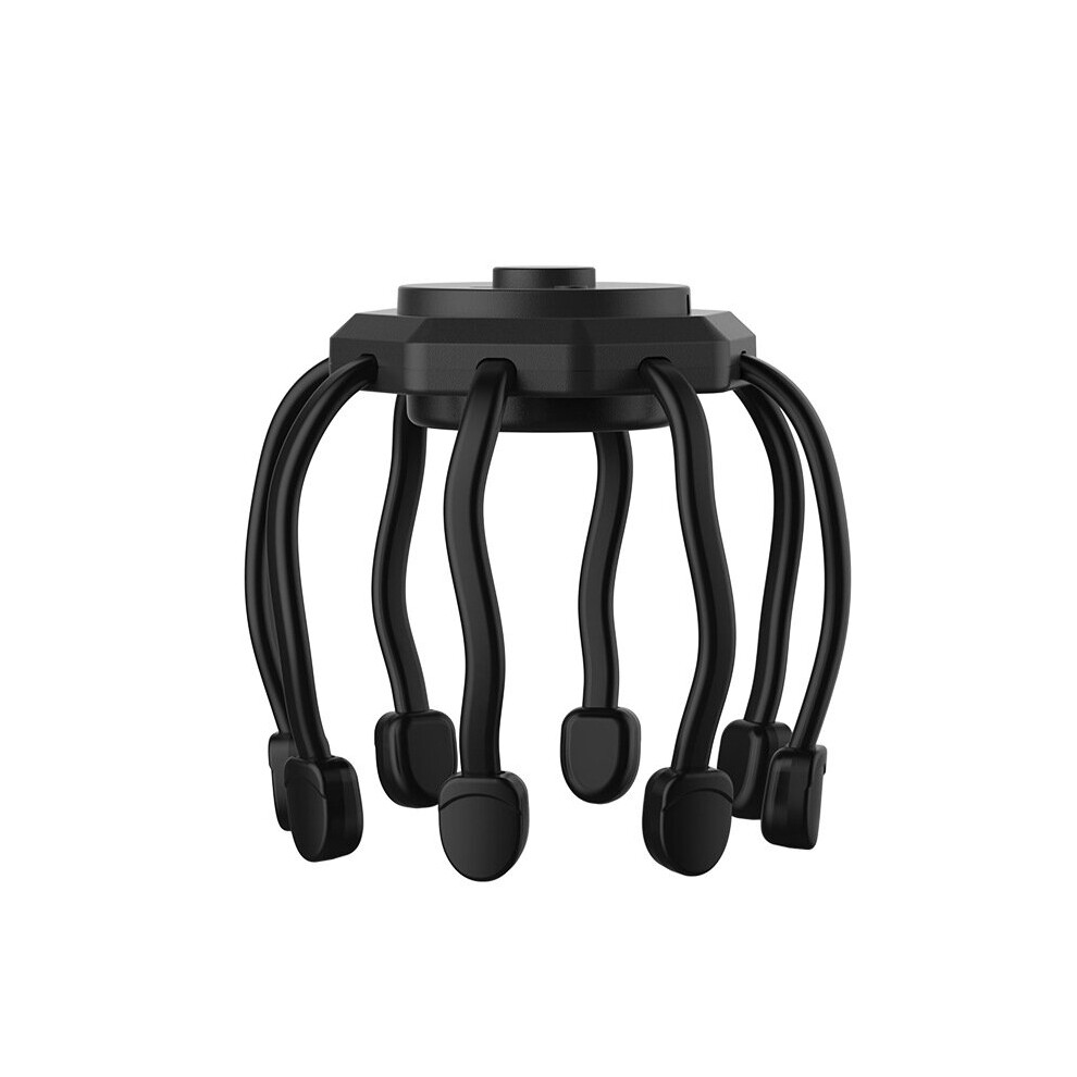 Dechoicelife Black (A-Electric- 1) Electric Head Massager Scalp Hair Growth Head Relax Stress Relief Head Scratcher Scalp Stimulation Massage Claw Health Care
