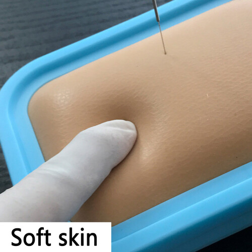 Acupuncture Skill Learning Practice Simulation Skin Model Silicone Skin Suture Practice Kit Acupuncture Training Bag