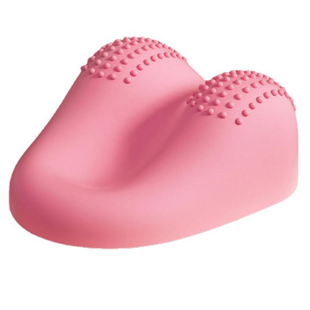 Dechoicelife Pink (A-) Cervical Traction Pillow Portable Cervical Traction Device Neck Shoulder Back Support Massage Pillow Chiropractic Pillow