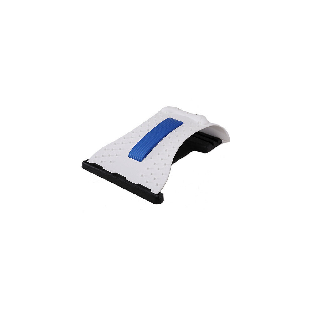 Dechoicelife White/Blue (A- Blue) Neck Shoulder Back Massage Pillow Cervical Vertebra Traction Pain Release Tractor Magnetic Therapy Acupuncture Neck Stretcher