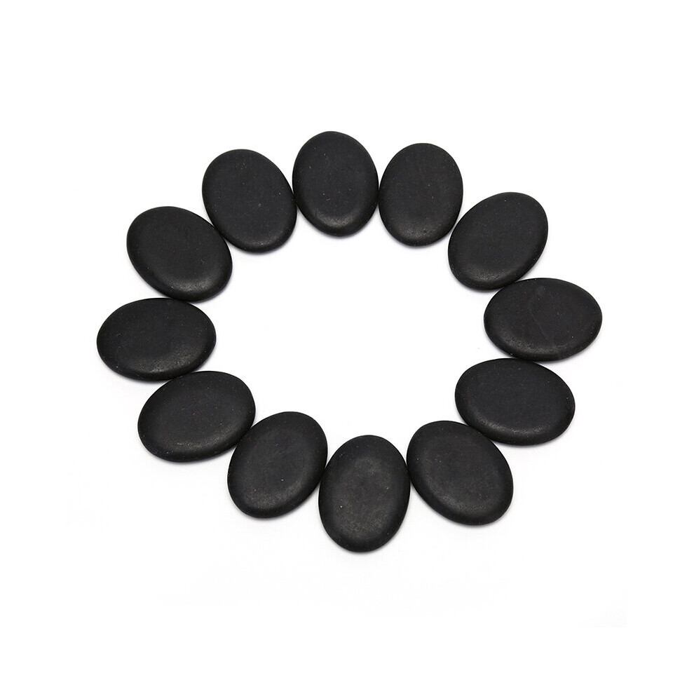 Dechoicelife 12 Pcs /Lot Hot Spa Rock Basalt Body Beauty Health Care Stone 3*4Cm Massage Stones Massage Lava Natural Energy Massage Set