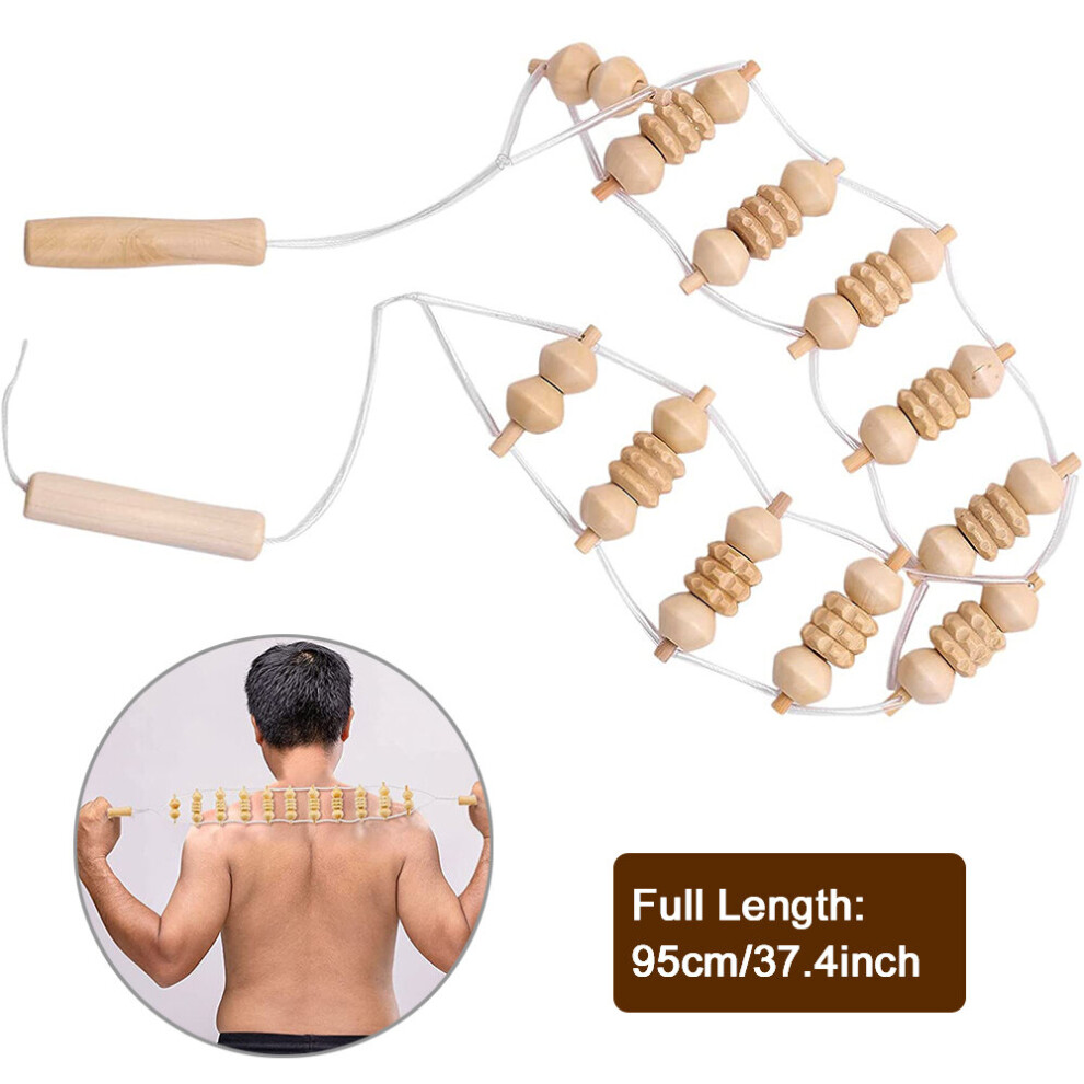 Dechoicelife (A-Style B) Wood Therapy Massage Tools-Lymphatic Massager-Wood Tools For Massage For Relieving Muscle Pain All Over The Body
