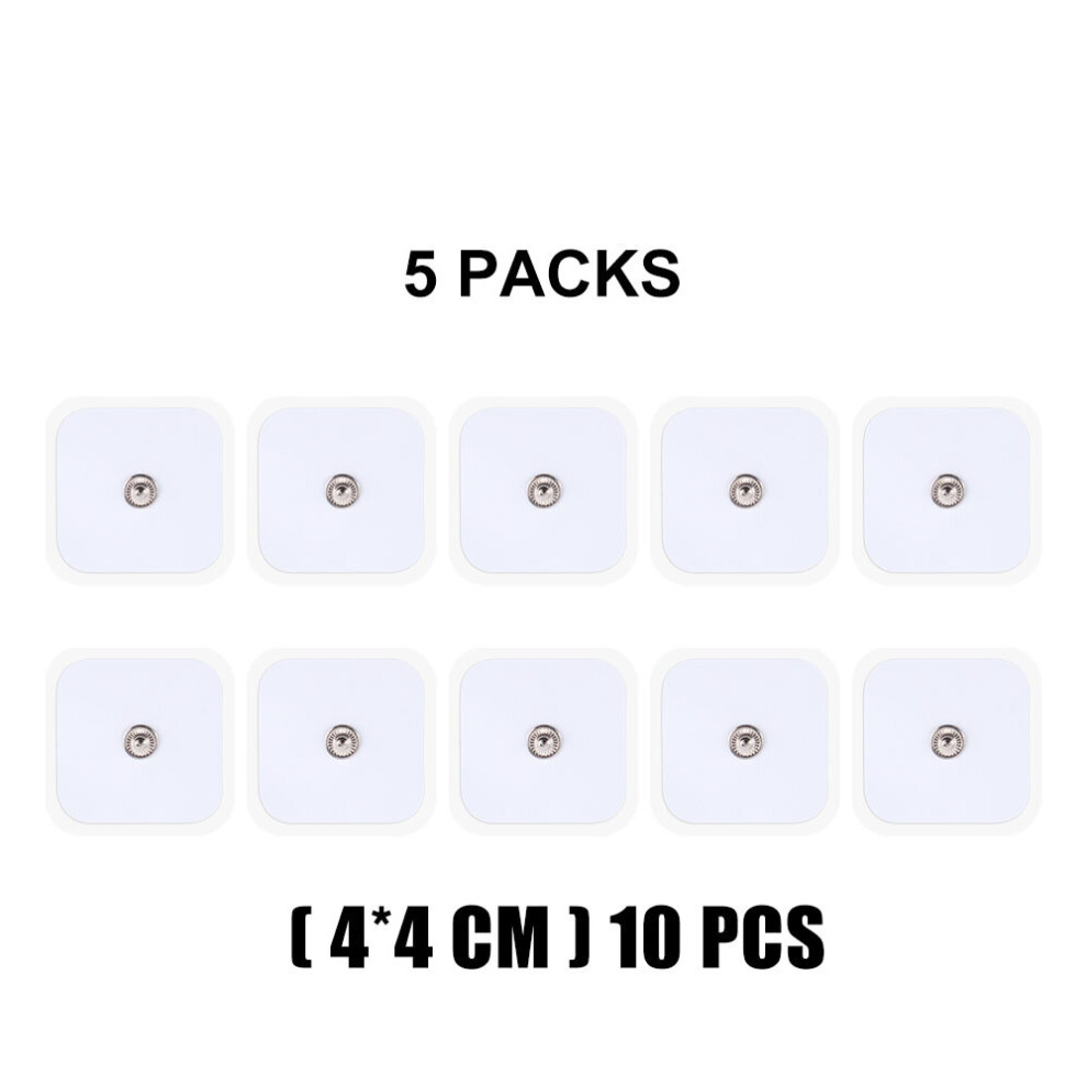 (a-Orange) Electrodes Pads for Tens EMS Electric Muscle Stimulator Physiotherapy Accessories Sticker Adhesive Replacement Patch Massage Pad-image-OPC-PC9PC2D-NEW