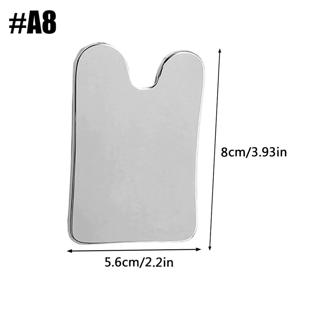 Photos - Massager  Medical Grade Stainless Steel Gua Sha  Soft Tissue Scraping Massage Board for Back Legs Arms Neck Shoulder Pa(a-A8)
