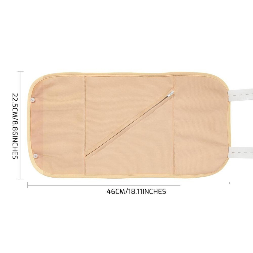 Dechoicelife (A-A) Organic Castor Oil Pack Castor Oil Wrap Stomach Castor Essential Oil Pack Wrap For Liver Kit Less Mess Reusable Comfort Sleep