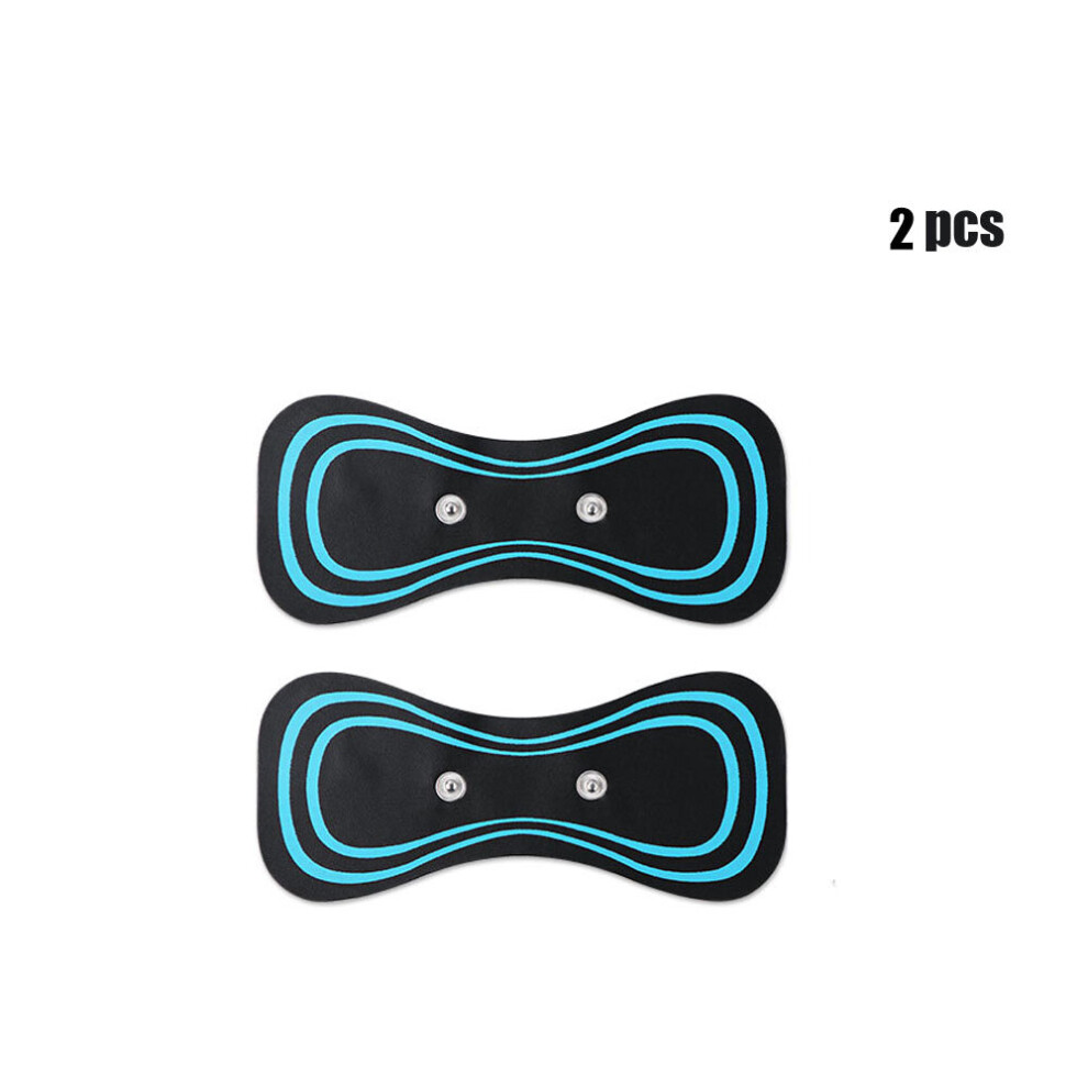 Dechoicelife (A-2Pcs) Portable Massage Pads Ems Neck Massager Electric Body Shaping Massage Sticker Pad For Shoulder Leg Arm Abdomen Muscle Stimulator
