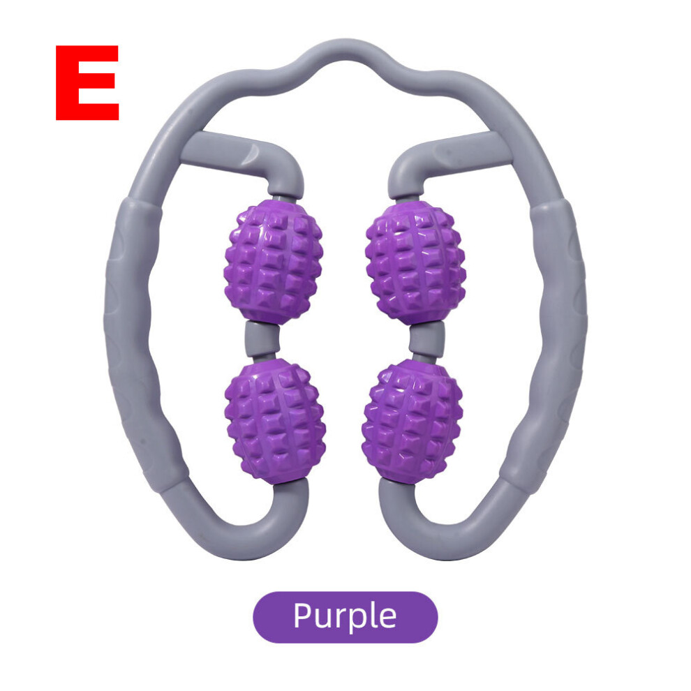 Dechoicelife Purple (A-E 4 Wheels) Anti-Cellulite Massager Leg Massage Roller Cellulite Massager Leg Massager Body Slimming Roller Massage For Body Massage