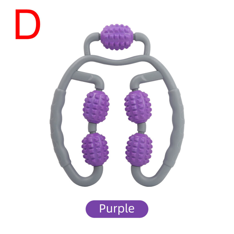 Dechoicelife Purple (A-D 5 Wheels) Anti-Cellulite Massager Leg Massage Roller Cellulite Massager Leg Massager Body Slimming Roller Massage For Body Massage