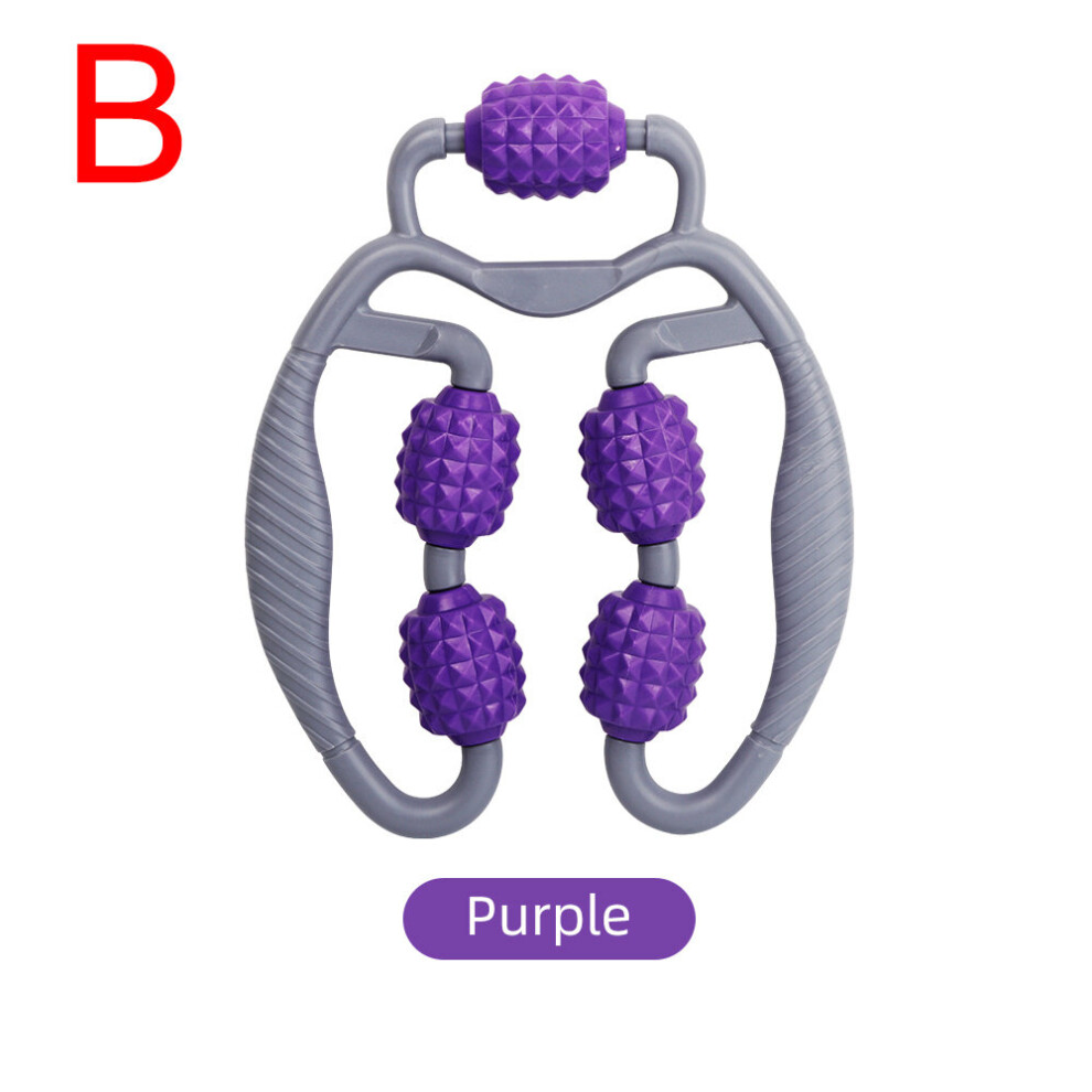 Dechoicelife Purple (A-B 5 Wheels) Anti-Cellulite Massager Leg Massage Roller Cellulite Massager Leg Massager Body Slimming Roller Massage For Body Massage