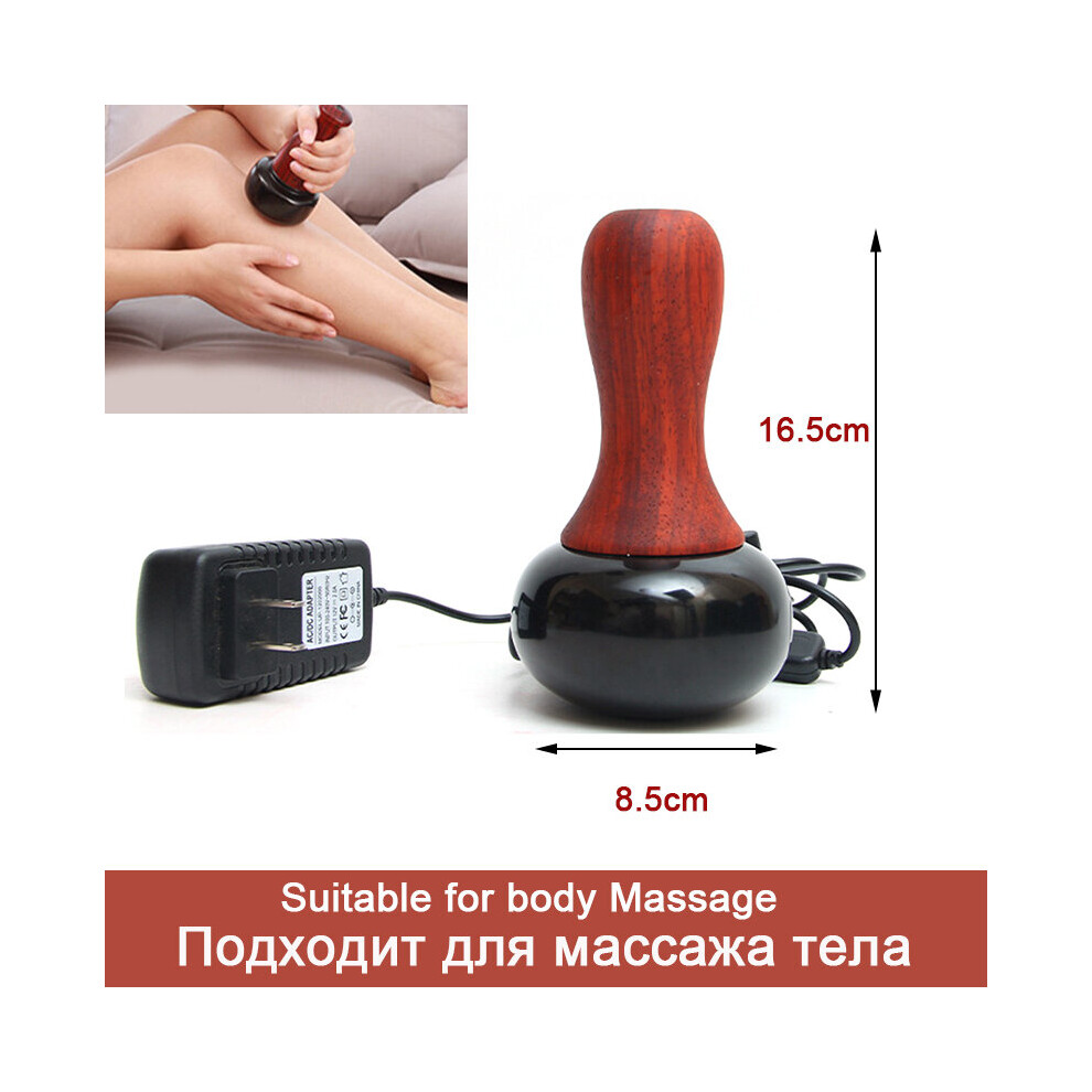 Photos - Massager Natural Electric Bianstone for Face Back Gua Sha Slimming Body Skin Lift Care Spa(a-BianStone B 110-240V AU Plug)
