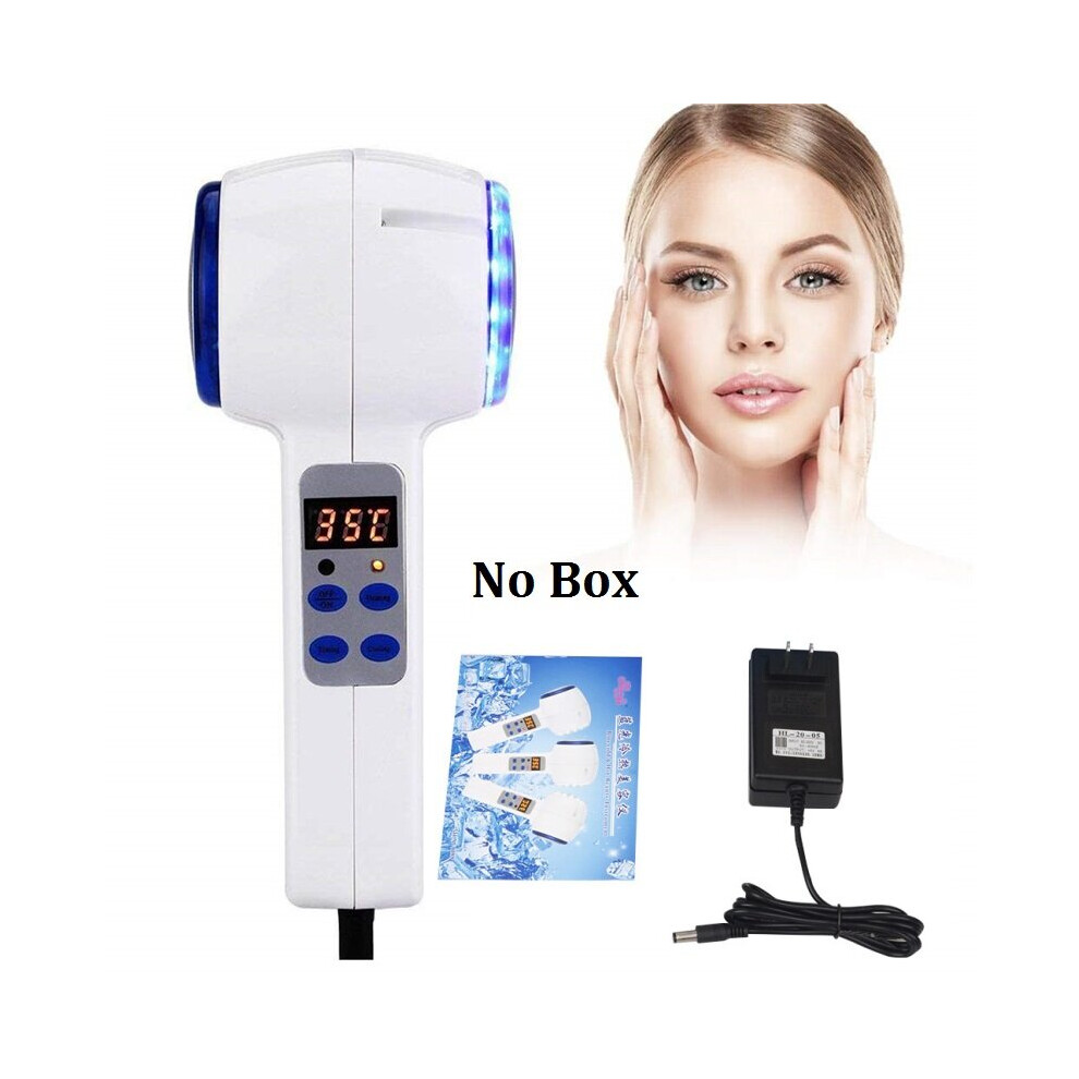 Dechoicelife (A-Without Retail Box) Hot Cold Hammer Cryotherapy Nutrition Lead-In Device Face Massager Skin Lifting Tighten Rejuvenation Anti-Aging Machine Beauty