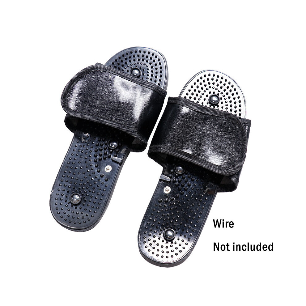 Dechoicelife Electric Tens Therapy Massager Slippers Machine Pulse Stimulator Ems Adjustable Physiotherapy Magnet Foot Pain Relief Massager