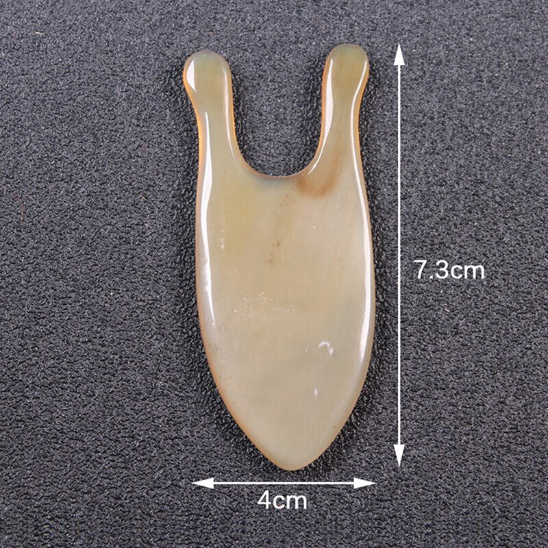 (a-horn) Natural Horn Scraping Board Nose Trigger Guasha Tool Eye ...