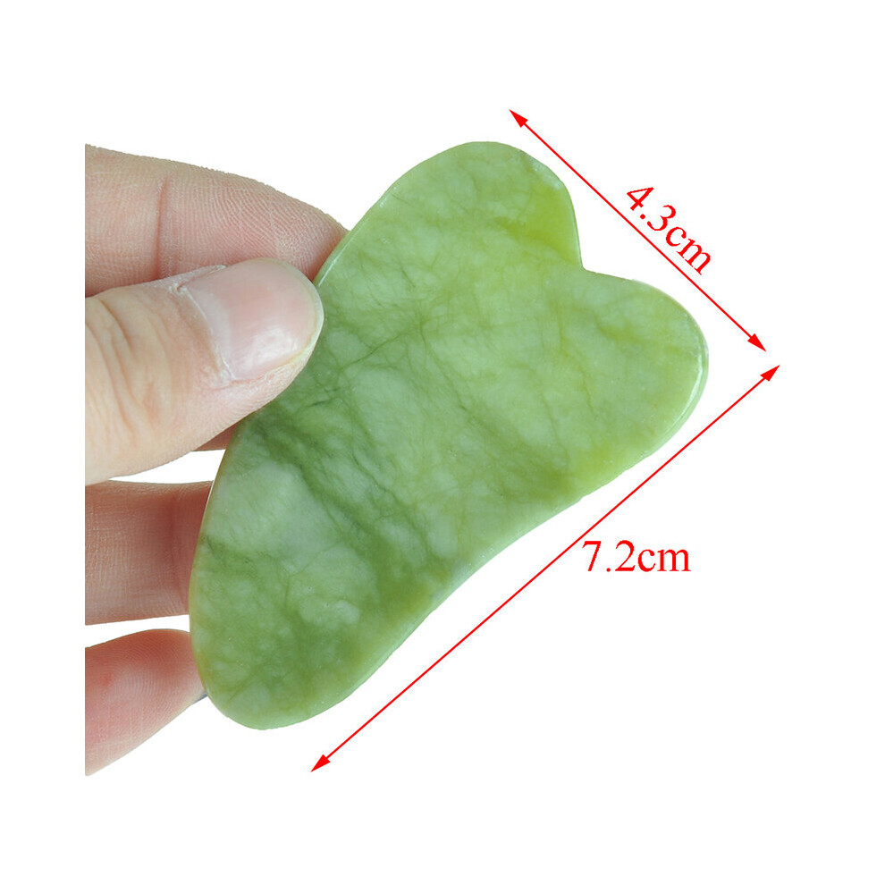 Dechoicelife (A-Jade) Natural Horn Scraping Board Nose Trigger Guasha Tool Eye Meridian Massager Facial Beauty Health Scraper Tendon Pulling Stick