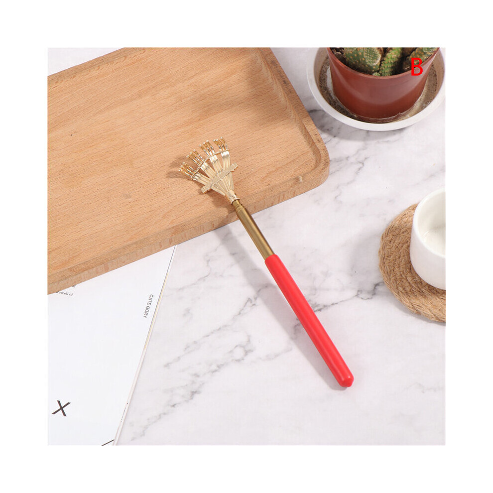Dechoicelife (A-Red) 1Pcs Elders Tickle Stick Universal Type Claw Massager For Back Massage Blood Circulation Relax Health Back Scratcher Tool Tool