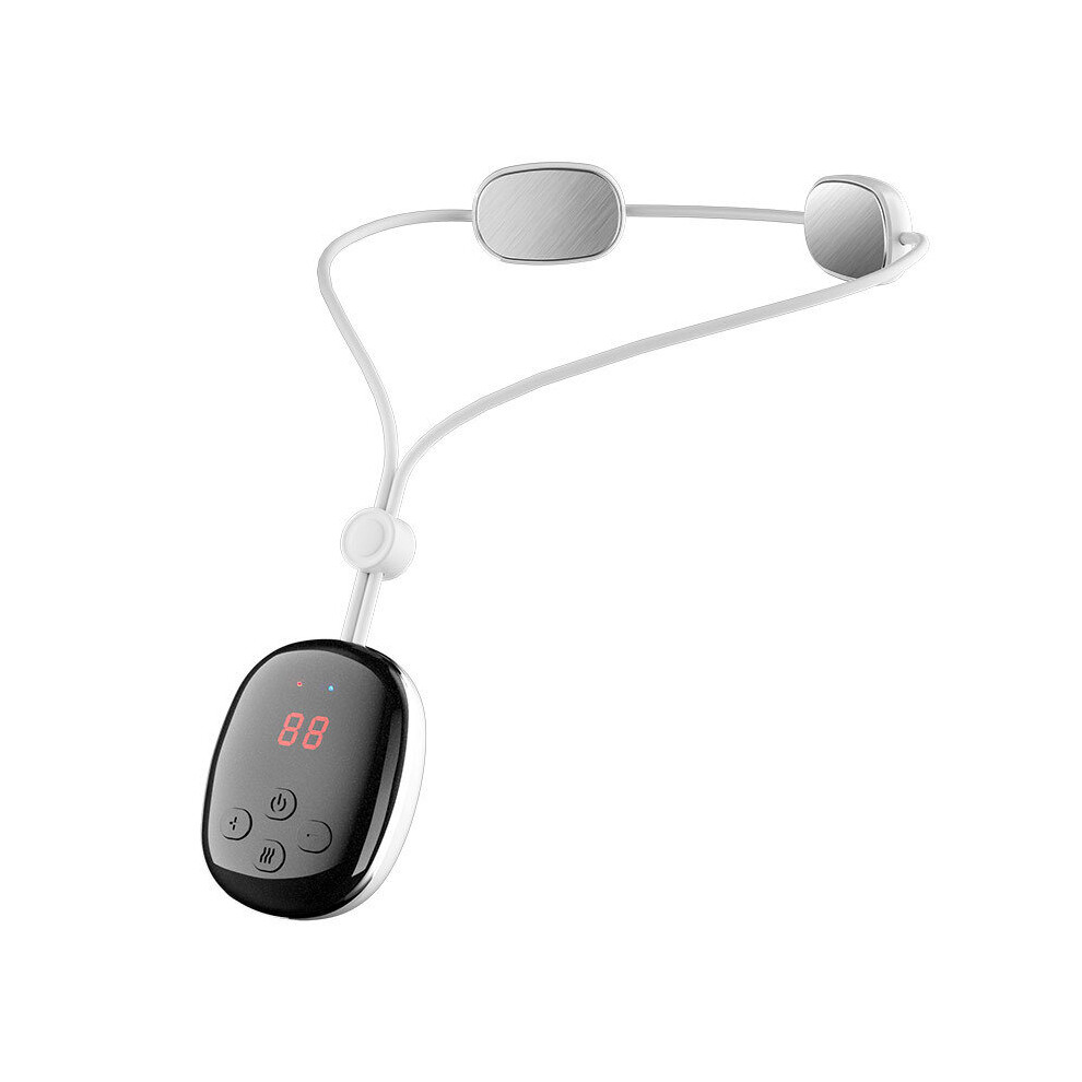 Dechoicelife (A-A) Portable Neck Massager Smart Electric Cervical Spine Massage Pendant Mini Vibrating Neck Massager With Ems And Hot Compress