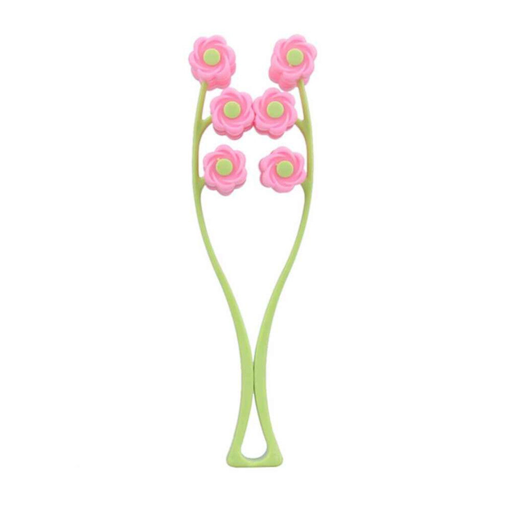 Dechoicelife Face Lift Massage Roller Flower Anti Wrinkle Face-Lift Slimming Face Shaper Facial Massager Random Color