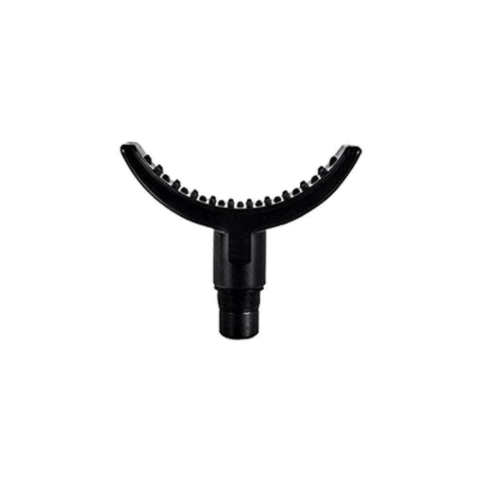 Dechoicelife (A-18Mm-Black-B16) Massage Gun Head Vibrating Fascia Gun Accessories Silicone Head Lengthened Fascia Massage Gun Striking Vibrator