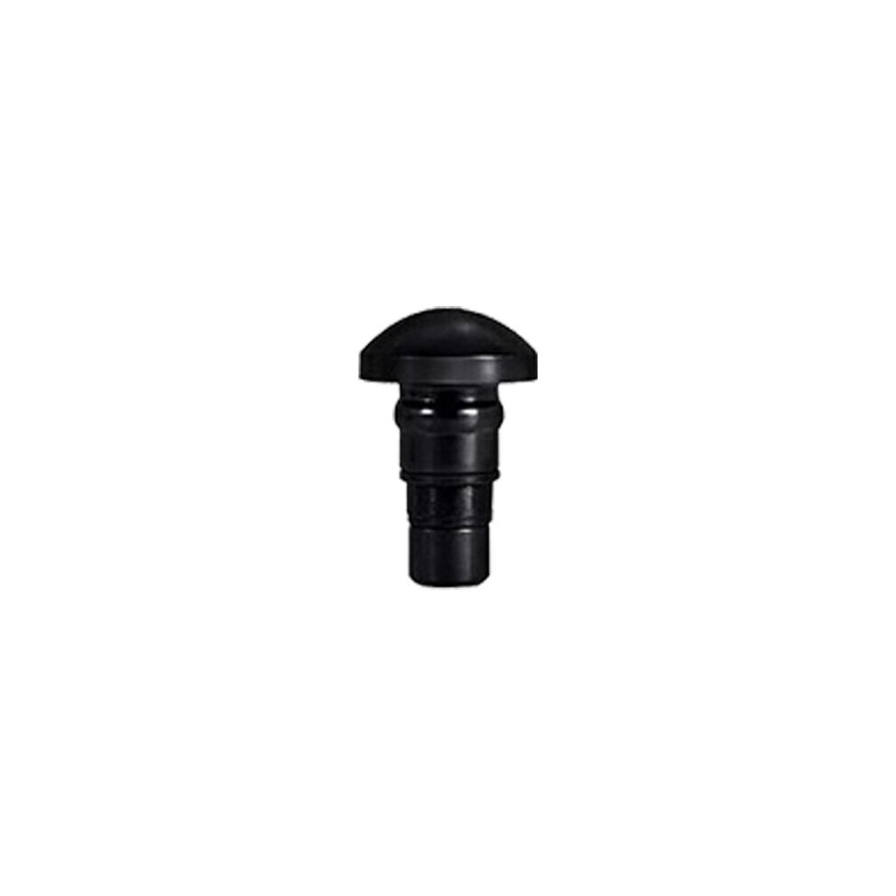 Dechoicelife (A-18Mm-Black-B12) Massage Gun Head Vibrating Fascia Gun Accessories Silicone Head Lengthened Fascia Massage Gun Striking Vibrator
