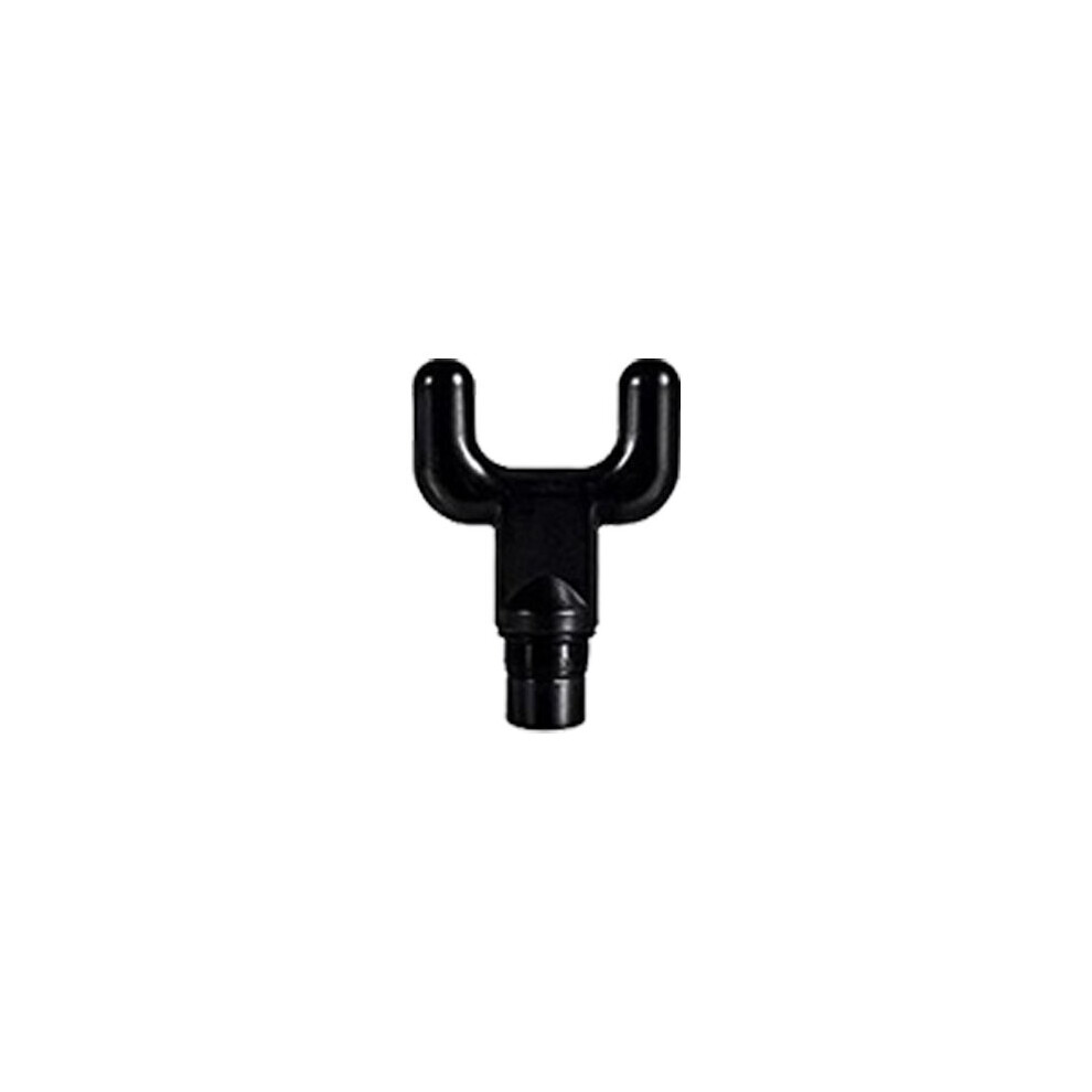 Dechoicelife (A-18Mm-Black-B3) Massage Gun Head Vibrating Fascia Gun Accessories Silicone Head Lengthened Fascia Massage Gun Striking Vibrator