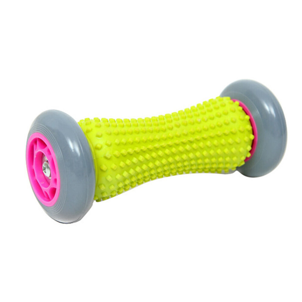 Dechoicelife Gray (A-) Yoga Massage Roller Heel Arch Pain Relief Meridian Massager Multifunctional For Back Leg Hand Yoga Fitness Exercise Equipment