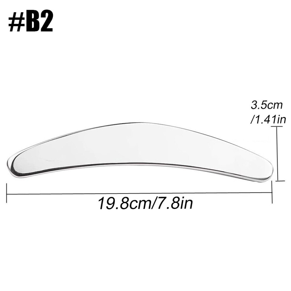 Dechoicelife (A-B2) Stainless Steel Gua Sha Massager Muscle Myofascial Scraping Physical Therapy Tools For Soft Tissue Body Massage Pain Relieve