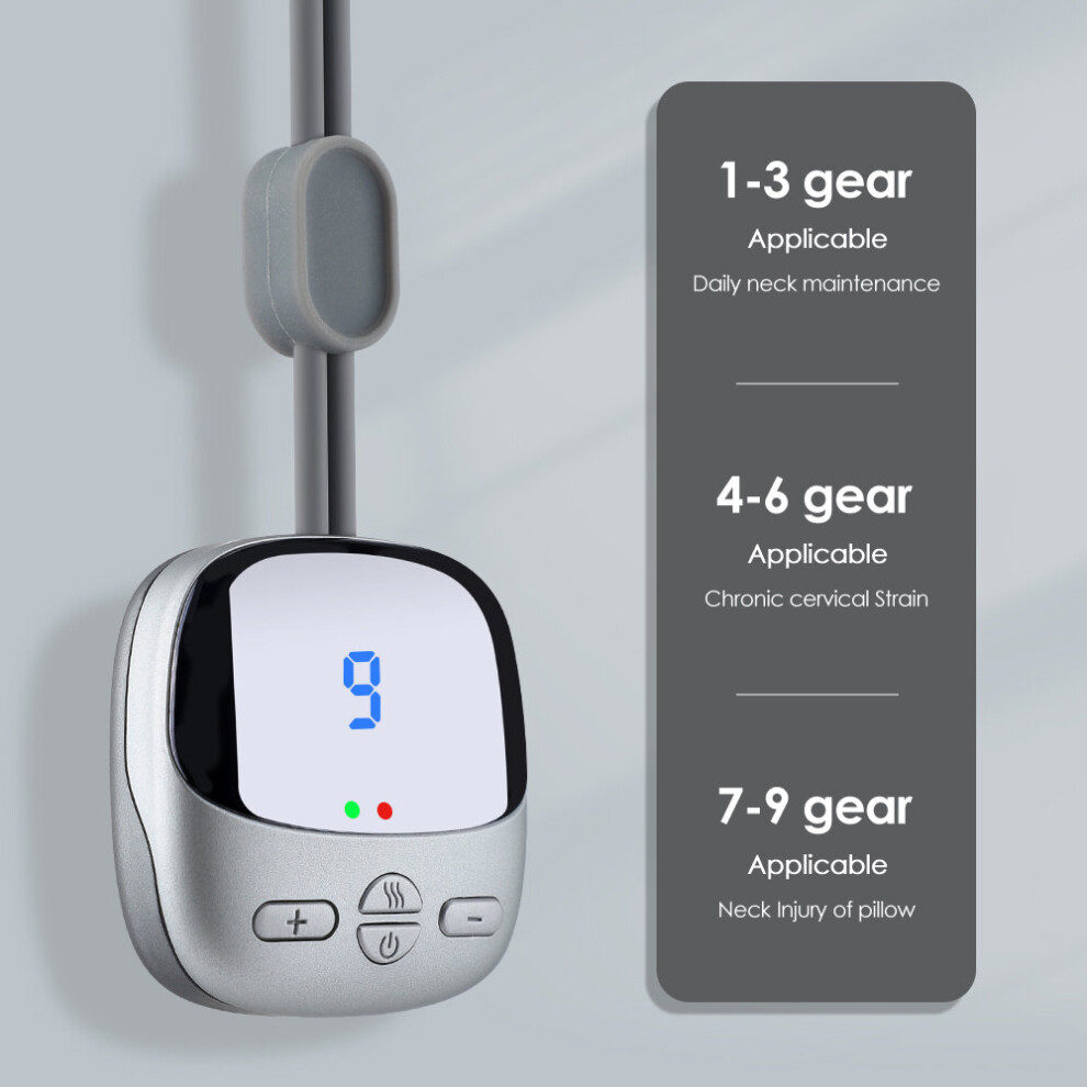Dechoicelife (A-Gary) Tens+Ems Micro-Current Cervical Spine Massager Electric Neck Massager Portable Hot Compress Shoulder And Neck Massager