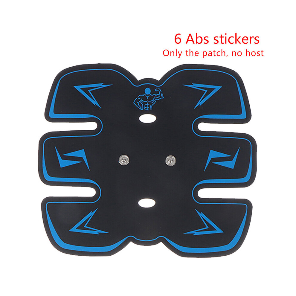 (a-Auburn) 1pc EMS Wireless Muscle Stimulator Trainer Smart Fitness Abdominal Training Electric Weight Loss Stickers Body Slimming Massager-image-OPC-PC9PF7G-NEW