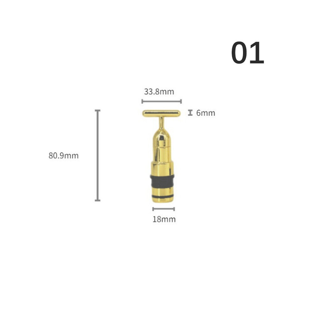 Dechoicelife (A-N1) Tdiepf Fascia Gun Massage Head Metal Muscle Stimulator Body Relaxation Shaping Exercise Fascia Gun Replacement Gun Massage Head