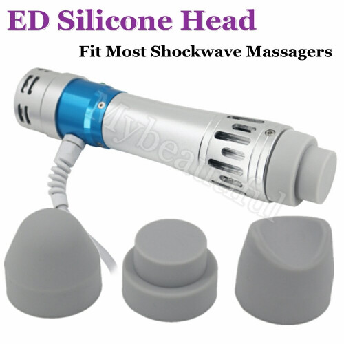 Shockwave Therapy Machine Accessories Shock Wave Device Erectile Dysfunction Treatment Three-Piece Silicone Head 2021 New 1