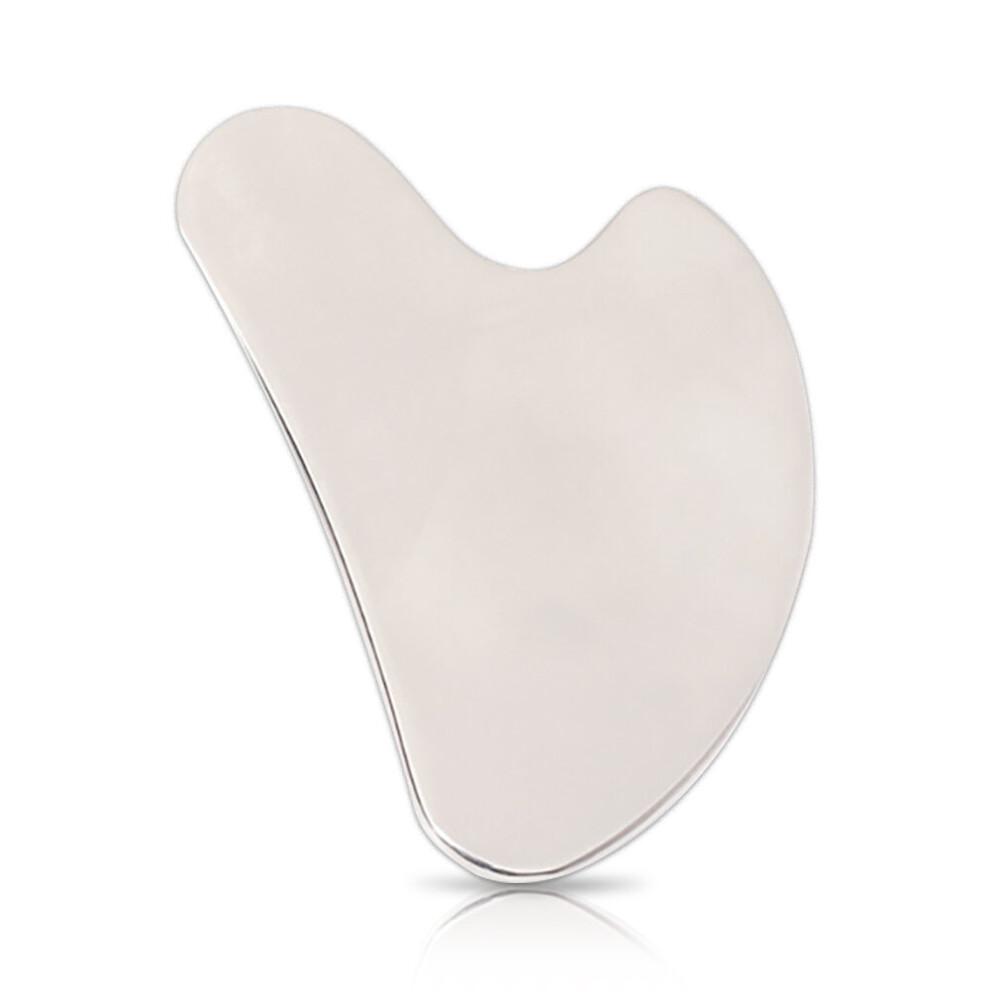 Dechoicelife Stainless Steel Gua Sha Board Muscle Massage Tissue Therapy Scraping Plate Promote Blood Circulation Body Slimming Relax Tool