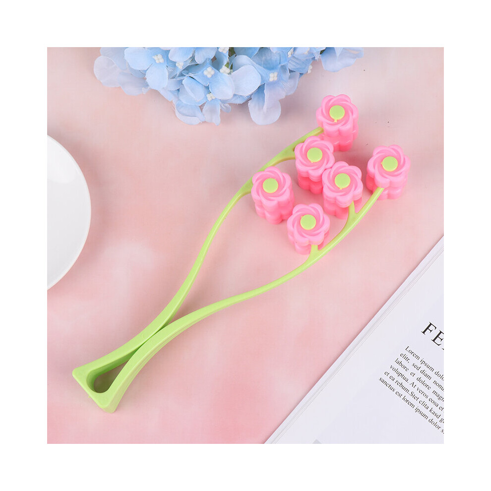 Dechoicelife (A-Random) 1Pcs Facial Massager Roller Portable Flower Shape Anti Wrinkle Face-Lift Slimming Face Relaxation Massage Beauty Tools New