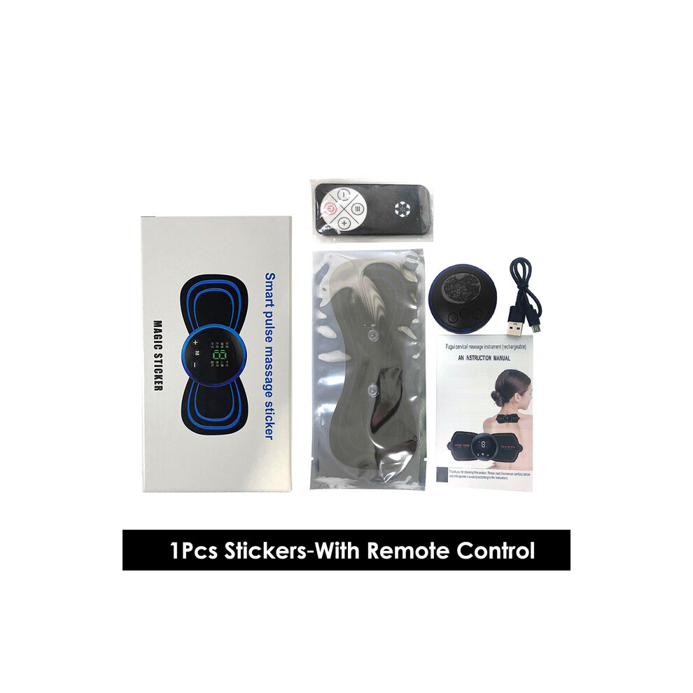 Dechoicelife (A-1 Stickers Set) Ems Neck Massager Electric Cervical Vertebra Massage Patch For Muscle Pain Relief & Shoulder Relaxation Portable Neck Stretcher