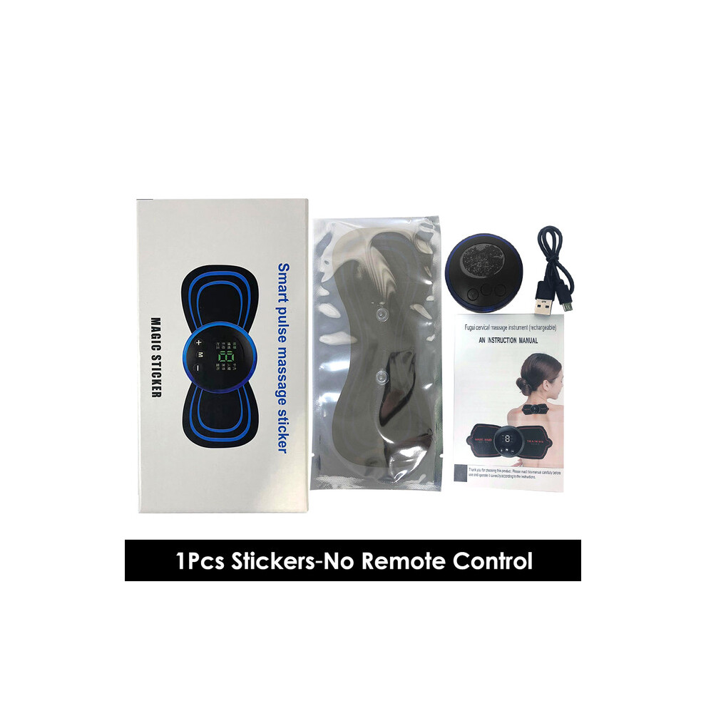 Dechoicelife (A-1 Stickers) Ems Neck Massager Electric Cervical Vertebra Massage Patch For Muscle Pain Relief & Shoulder Relaxation Portable Neck Stretcher