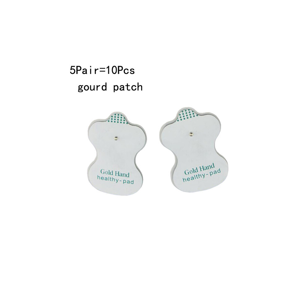 Dechoicelife (A-Gourd Patch) 5Pcs/Lot Massager Accessories Electrode Pads Tens Cable Acupuncture Digital Therapy Health Pads For Massager