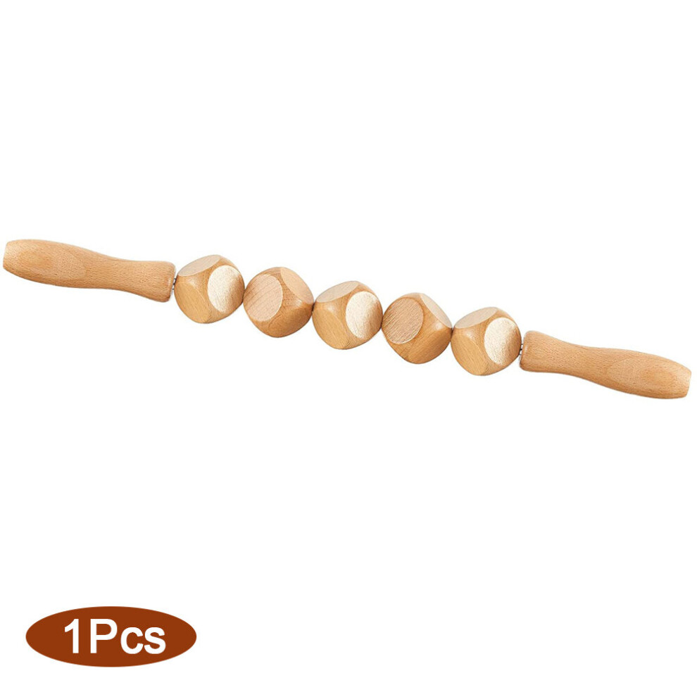 Dechoicelife (A-Set F-1Pcs) Wood Massage Tools Anti-Cellulite Massage Roller Wood Massage Cup Fascia Massage Roller For Lymphatic Drainage Muscle Relaxation